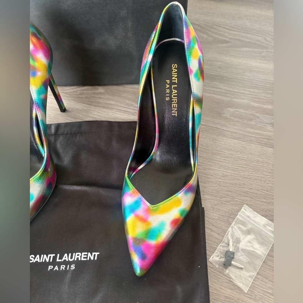 Brand New Limited Edition Saint Laurent High Heels - Picture 3 of 6